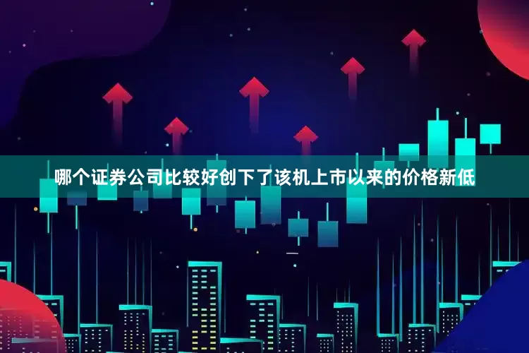 哪个证券公司比较好创下了该机上市以来的价格新低